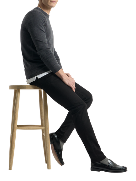 SPOKE Original Denim Wide Thigh Slim Jeans, Infinity Black - view 2, Infinity Black