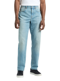 SPOKE Italian Denim Regular Thigh Slim Jeans, Stonewash - view 2, Stonewash