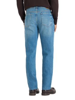 SPOKE Italian Denim Wide Thigh Slim Jeans, 7 Year Wash - view 2, 7 Year Wash