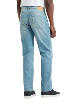 SPOKE Italian Denim Narrow Thigh Slim Jeans, Stonewash - view 2, Stonewash