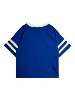 Mini Rodini Kids' Alien Applique T-Shirt, Blue - view 2, Blue