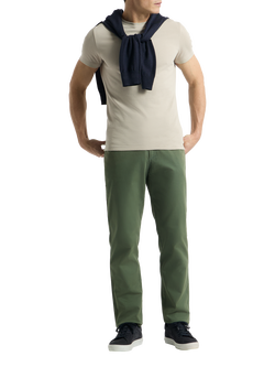 SPOKE Heavyweight Cotton Straight Fit T-Shirt - view 2, Stone