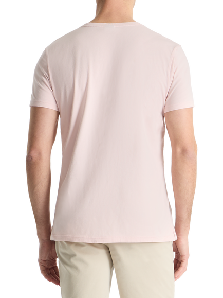 SPOKE Original Cotton Slim Fit T-Shirt - view 2, Angel Delight