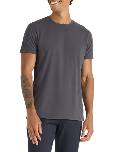SPOKE Original Cotton Slim Fit T-Shirt, Heavy Metal