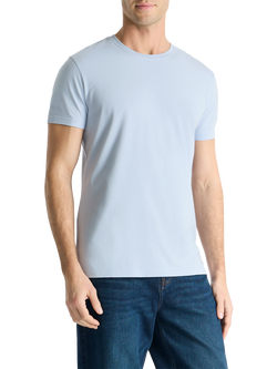 SPOKE Original Cotton Straight Fit T-Shirt - view 2, Powder Blue