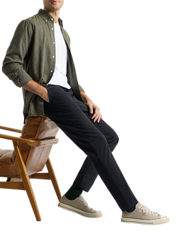 SPOKE Heroes Wide Thigh Slim Chinos, Black