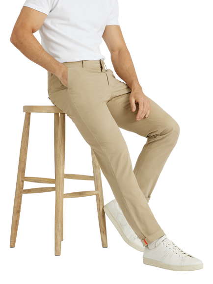 SPOKE Heroes Wide Thigh Slim Chinos, Khaki, Khaki