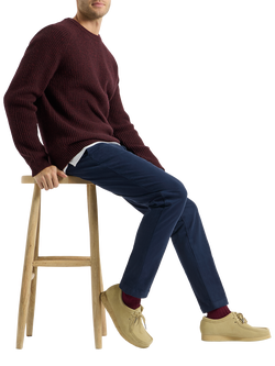 SPOKE Heroes Wide Thigh Slim Chinos, Navy