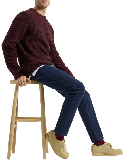SPOKE Heroes Wide Thigh Slim Chinos, Navy