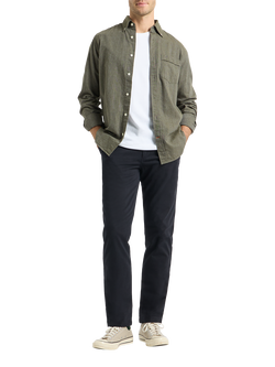 SPOKE Heroes Regular Thigh Slim Chinos, Black, Black