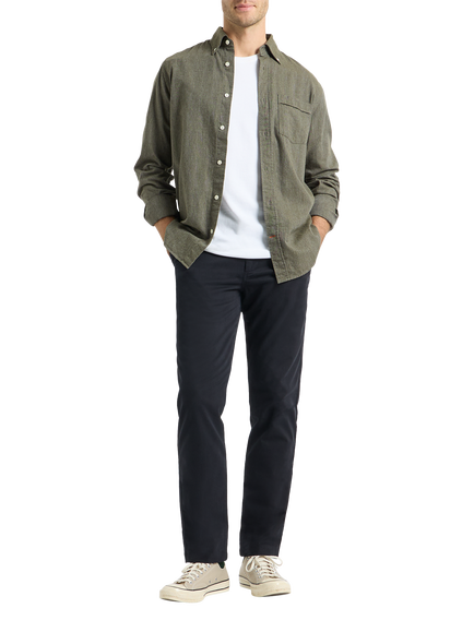 SPOKE Heroes Regular Thigh Slim Chinos, Black, Black