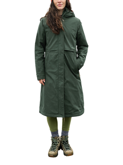 ACAI Women's Rainlite Jacket, Deep Khaki, Deep Khaki