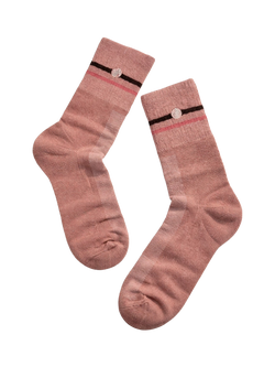 ACAI Women's Bamboo Hiking Socks, Dusky Pink, Dusky Pink