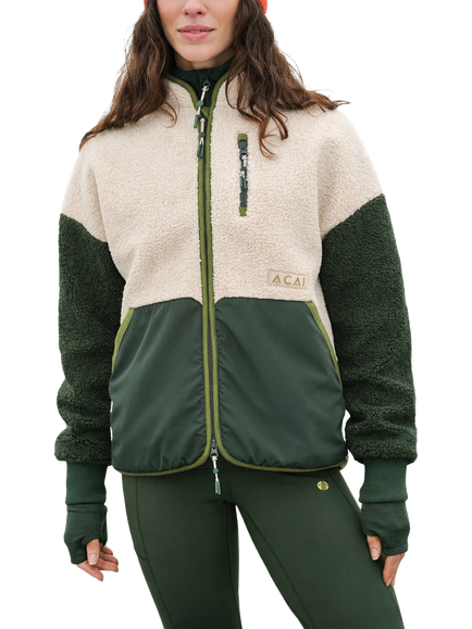 ACAI Women's Explorer Fleece, Oatmeal, Oatmeal