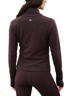 ACAI Endurasoft Full Zip Water Resistant Layer - view 2, Chocolate Plum