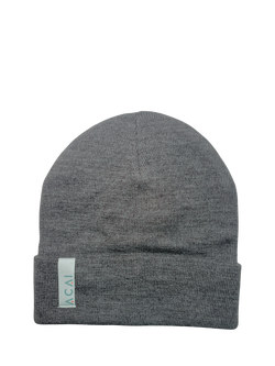 ACAI Women's Merino Blend Lite Beanie Hat, Grey Marl, Grey Marl