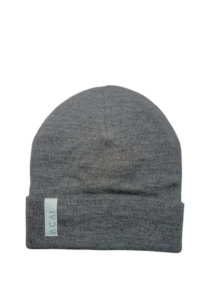 ACAI Women's Merino Blend Lite Beanie Hat, Grey Marl, Grey Marl