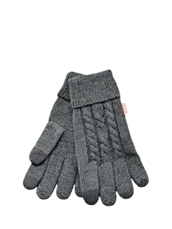 ACAI Women's Merino Wool Blend Gloves, Grey Marl, Grey Marl
