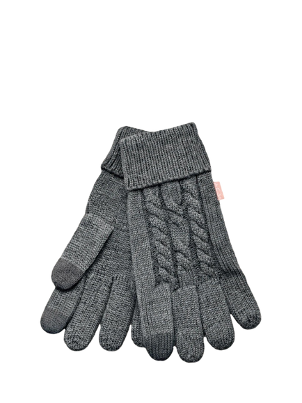 ACAI Women's Merino Wool Blend Gloves, Grey Marl, Grey Marl