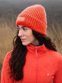 ACAI Women's Merino Wool Blend Beanie, Mandarin - view 2, Mandarin