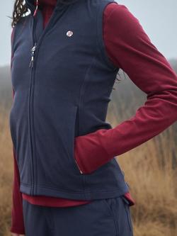 ACAI Endurasoft Water Repellent Gilet, Deep Navy - view 2, Deep Navy