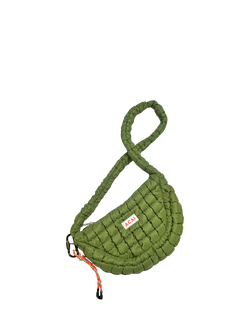 ACAI Quilted Sling Bag, Olive, Olive