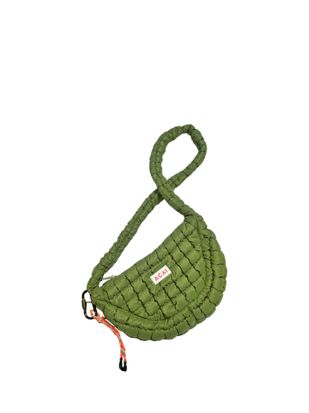 ACAI Quilted Sling Bag, Olive, Olive