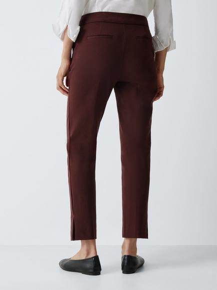 John Lewis Bi-Stretch Skinny Trousers containing LENZING™ ECOVERO™ Viscose, Fig - view 2, Fig
