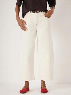 HUSH Bree Barrel Leg Jeans, Ecru, Ecru