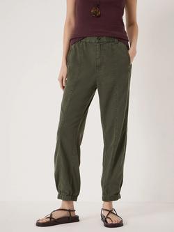 HUSH Anais Slim Fit Washed Joggers, Grey Green, Grey Green