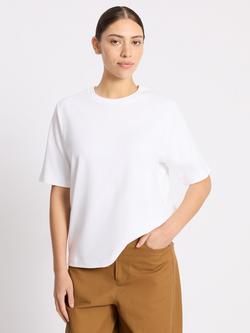 Albaray Crew Neck Boxy T-Shirt, White