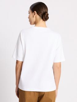 Albaray Crew Neck Boxy T-Shirt - view 2, White