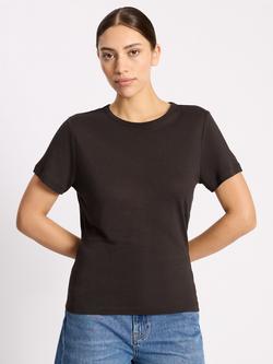 Albaray Crew Neck Slim Fit T-Shirt, Chocolate, Chocolate