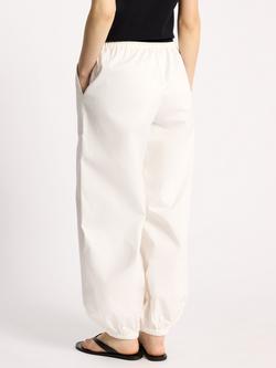 Albaray Balloon Hem Trousers, White - view 2, White