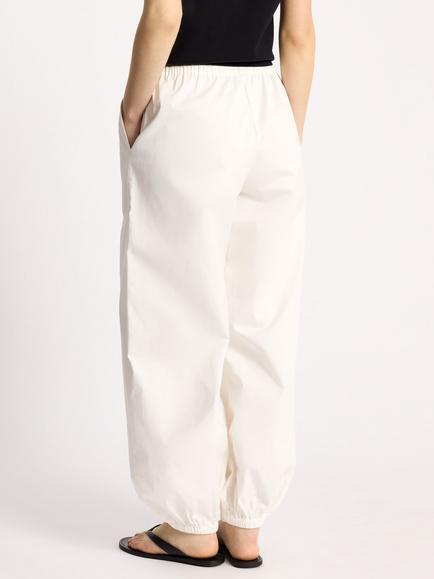 Albaray Balloon Hem Trousers, White - view 2, White