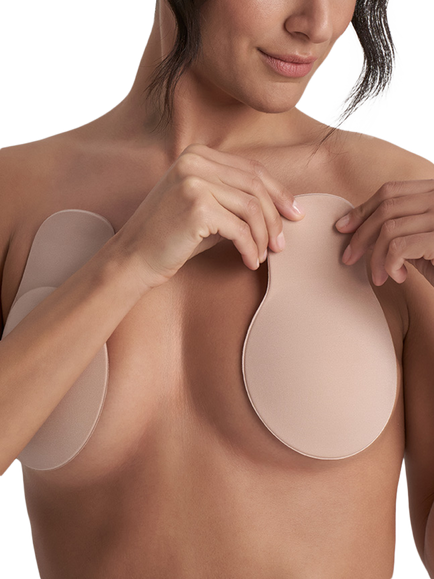 Bye Bra Fabric Breast Pull Up, Pack of 2, Natural