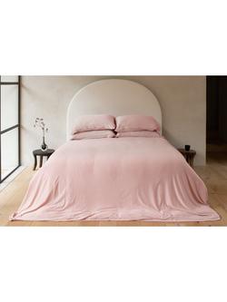 SHLEEP Luxury Merino Jersey Bedding - view 2, Dusty Rose