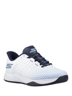 Skechers Slip-ins Relaxed Fit Viper Court Reload Trainers, White - view 2, White