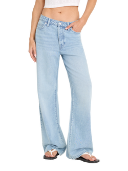 Good American Weightless High Rise Wide Leg Jeans, Indigo1250, Indigo1250