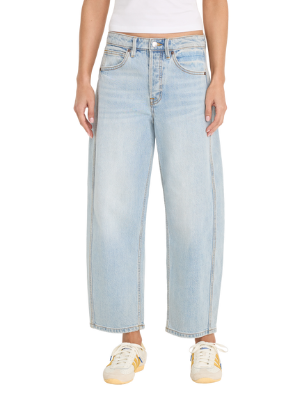 Good American Vintage Barrel Leg Ankle Jeans, Indigo1350 - view 2, Indigo1350