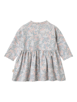 WHEAT Baby Sessa Dotty Jersey Dress, Blue/Multi - view 2, Blue/Multi