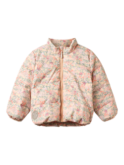 WHEAT Kids' Ullu Lightweight Printed Puffer Jacket, Multi, Multi