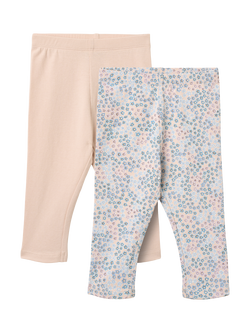 WHEAT Baby Jules Cotton Jersey Leggings, Pack of 2, Multi, Multi