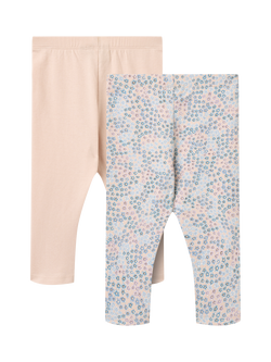 WHEAT Baby Jules Cotton Jersey Leggings, Pack of 2, Multi - view 2, Multi