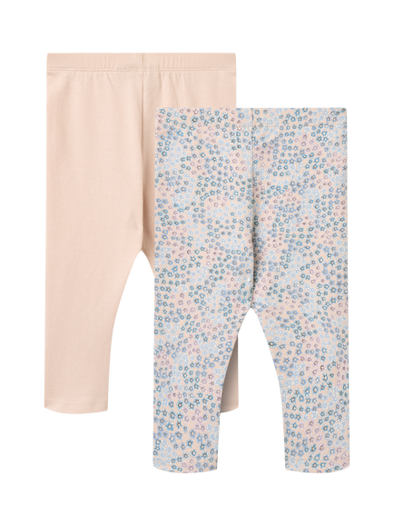 WHEAT Baby Jules Cotton Jersey Leggings, Pack of 2, Multi - view 2, Multi