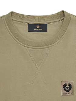 Belstaff Cotton Sweatshirt, Fatigue Green - view 2, Fatigue Green