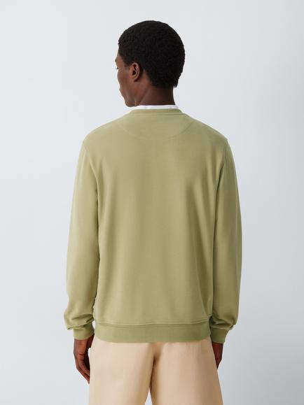 Belstaff Cotton Sweatshirt, Fatigue Green - view 2, Fatigue Green