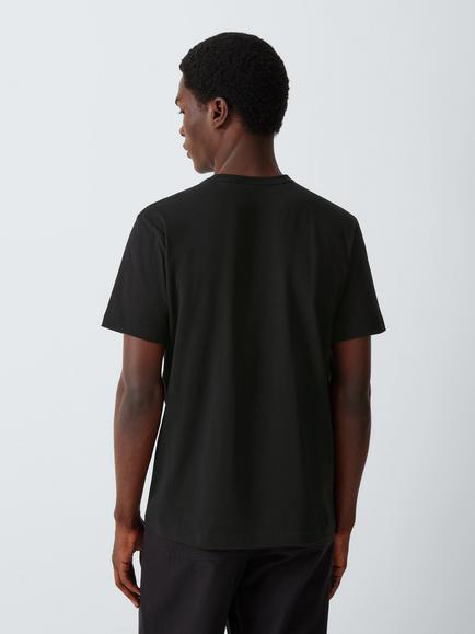 Belstaff Cotton Regular Fit Short Sleeve T-Shirt, Black - view 2, Black