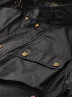 Belstaff Trialmaster Wax Cotton Jacket, Black - view 2, Black