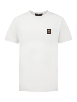 Belstaff Cotton Regular Fit Short Sleeve T-Shirt, White, White